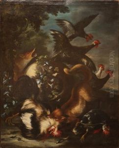 Les Renards Dans Le Poulailler by Baldassare De Caro