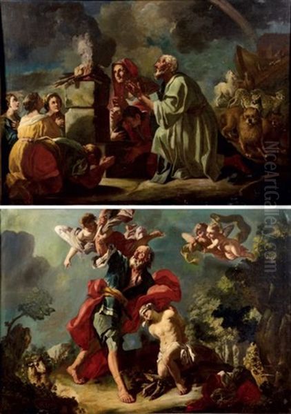 Le Sacrifice D'isaac (+ Le Sacrifice De Noe; Pair) - view 1