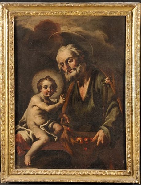 San Giuseppe Con Gesu Benedicente - view 1