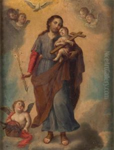 San Jose Con El Nino by Manuel Caro