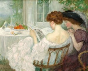 Women Reading (the Letter) by Henry Caro-Delvaille