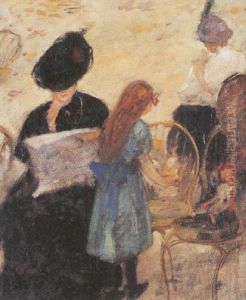 Au Jardin Public by Henry Caro-Delvaille