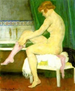 Before The Bath by Henry Caro-Delvaille