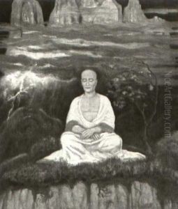 Meditation by Henry Caro-Delvaille