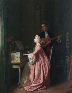 Die Musikstunde by Jean Carolus