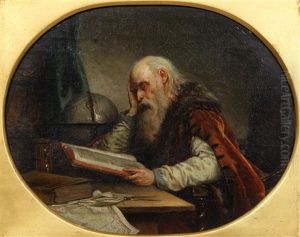 The Cartographer At His Studies