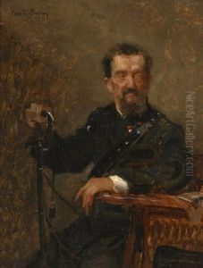 Portrait D'un Officier by Charles Emile Auguste Carolus-Duran
