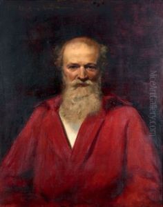 Portrait D'arsene Houssaye A La Chemise Rouge
