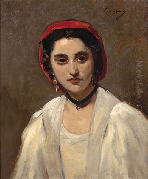 Jeune Italienne En Buste - view 1