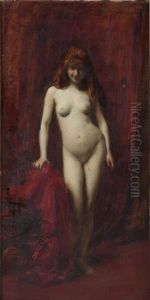 Nu A La Draperie Rouge Nu A La Draperie Rouge