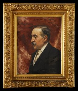 Retrato De Luis Alvarez by Charles Emile Auguste Carolus-Duran