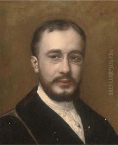 Portrait Of Henri Toulouse-lautrec by Charles Emile Auguste Carolus-Duran