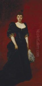 Portrait De Dame by Charles Emile Auguste Carolus-Duran