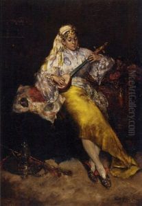 The Entertainer by Charles Emile Auguste Carolus-Duran