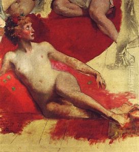 Grande Etude De Nu by Charles Emile Auguste Carolus-Duran