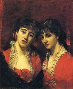 Doppio Ritratto Di Ines E Maria De La Gandara by Charles Emile Auguste Carolus-Duran