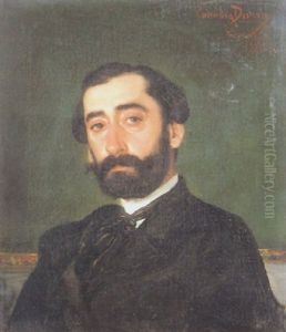 Portrait Of A Bearded Gentleman by Charles Emile Auguste Carolus-Duran