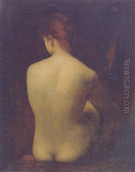 A Seated Female Nude - view 1