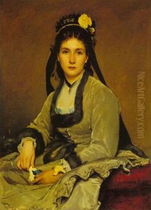 Portrait Of Madame Flandrin, Nee Marie Lebon Portrait Of Madame Flandrin, Nee Marie Lebon