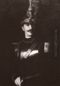 A Cuirassier by Charles Emile Auguste Carolus-Duran