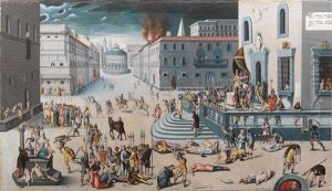 Das Blutbad Des Triumvirn by Antoine Caron
