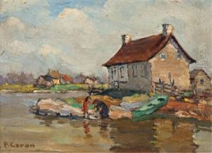 Caughnawaga by Paul Archibald Caron