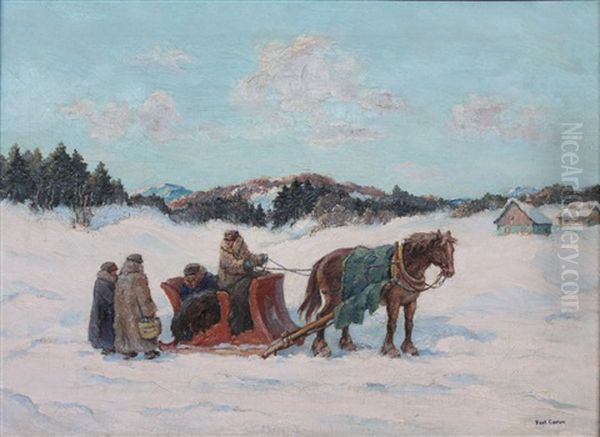 New Year's Greetings - A Laurentian Scene, Quebec - view 1