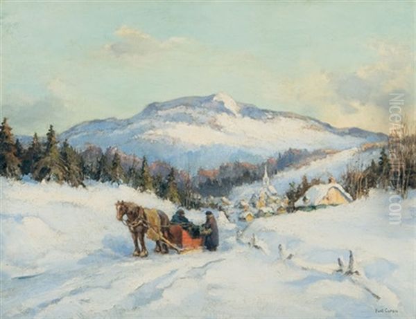Tres Bon Marche! St. Jovite P.q. (with Mount Tremblant In Distance) - view 1