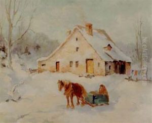 Le Moulin Des Jesuites, Between La Prairie And Caughnawaga Le Moulin Des Jesuites, Between La Prairie And Caughnawaga
