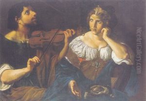 Lesbia Mourning Her Pet Sparrow
