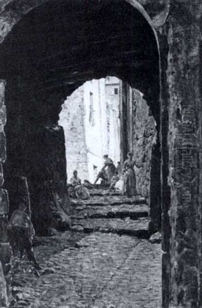 A Cobbled Street - view 1