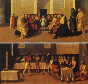 Cristo Con I Dottori by Giovanni Francesco Caroto
