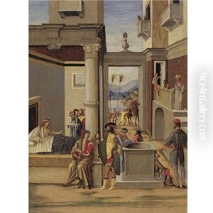 Four Episodes From The Life Of Alexander The Great by Vittore Carpaccio