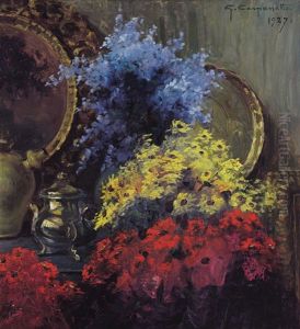 Interno Con Fiori