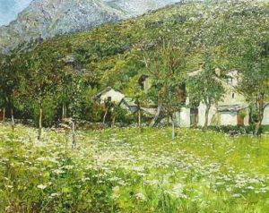 Paisaje Con Casas