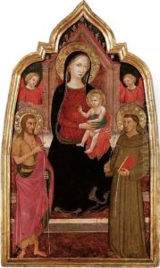 Madonna In Trono Col Bambino, Sangiovanni Battista, San Francesco E Due Angeli