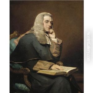 Portrait Of Sir John Taylor Coleridge by Margaret Sarah Carpenter
