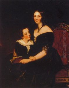 Portrait Of Eliza Boardman And Her Son, Robert Portrait Of Eliza Boardman And Her Son, Robert