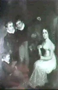 "the Hicks Family Portrait" by Margaret Sarah Carpenter