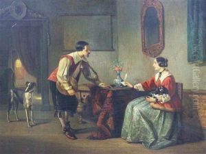 The Letter by Henri Joseph Gommarus Carpentero