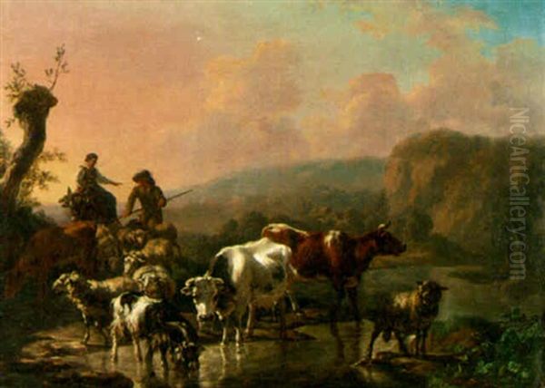 Fording The River - view 1