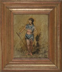 Retrato De La Acrobata Rosita by Evariste Carpentier
