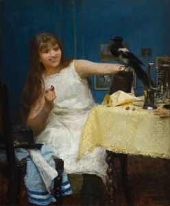 Jeune Femme, Son Bijou Et La Pie Voleuse