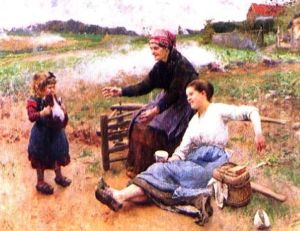 Pause Du Midi, Les Trois Generations by Evariste Carpentier