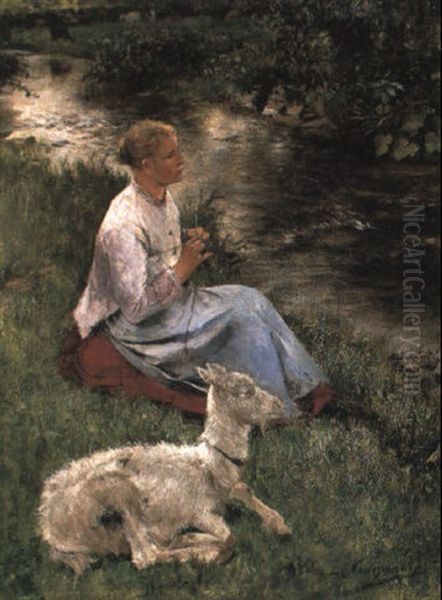 The Young Shepherdess - view 1