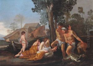 Il Mito Di Latona by Giulio Carpioni