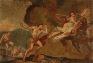 Orpheus And Eurydice by Giulio Carpioni