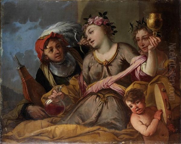 Joy Seated Between Obstinacy And Vigilance - view 1
