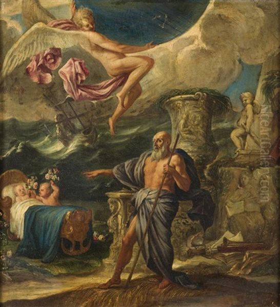 Alegoria Sobre El Nacimiento De Un Principe - view 1