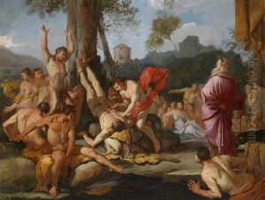 Die Schindung Des Marsyas by Giulio Carpioni